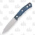 Casstrom Swedish Forest Fixed Blade Knife Blue Curly Birch Stainless KS13119