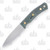 Casstrom Swedish Forest Fixed Blade Knife Green Micarta Sleipner with Firesteel
