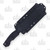 Halfbreed Large Survival Knife 6.89in Plain Teflon Black Modified Spear Point in Sheath 2