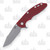 Hinderer Skinny Harpoon Spanto Red G-10 Blue Titanium XM1835SHSSBR