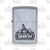 Zippo Satin Chrome Hex SMKW Logo Lighter