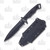 Halfbreed Medium Infantry Knife Black Partially Serrated MIK01PSBLK