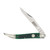 Marbles 629 Green Jigged Bone Large Toothpick 5in Folding Knife