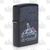 Zippo Black Matte Hex SMKW Logo Lighter