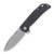 MKM Knives Maximo Folding Knife Black Canvas Micarta 3.23in Drop Point