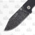 Boker Tiger Folding Knife 3.35in Plain Dual Burlap Micarta Stonewash Stainless
