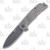 MKM Maximo Folding Knife 3.23in plain Drop Point Dark Titanium