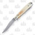 Rough Ryder Spring-Assisted White Smooth Bone Trapper