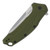 Kershaw Link Assisted Flipper Folding Knife Olive 3.25in Drop Point