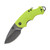 Kershaw Shuffle Lime Green Folding Knife 2.4in Blackwash Drop Point Blade