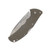 Cold Steel Code 4 Folding Knife Gray 3.5 Inch Plain Satin Spear Point CS58PS