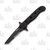 CRKT M16-13SFG 3.52 Inch Partially Serrated Black TiNi Tanto Open