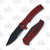 CIVIVI Cogent Folding Knife Burgundy G-10 Partially Serrated