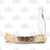 Frost Whitetail Cutlery Amber Jigged Bone Bear Claw Lockback FRWT072RMS