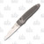 Bear & Son Incognito Auto Knife Gray 2.6in Satin Spear Point Blade