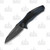 Kershaw Natrix Folding Knife Blue & Black 3.25in Plain Gray Wharncliffe Open Front