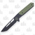 WE Knife Arsenal Black Stonewash Green G-10 Folding Knife