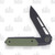 WE Knife Arsenal Black Stonewash Green G-10 Folding Knife