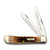 Case XX Tennessee Walking Horse Brown Jigged Bone Trapper Folding Knife CATNWH