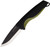 SOG Aegis Fx Black and Moss Green 3.7in Drop Point Fixed Blade