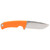 SOG Tellus Fx Blaze Orange 4.2in Stonewash Clip Point Fixed Blade
