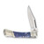 Rough Ryder Small Lockback Folding Knife Purple Swirl Front Open 2