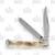 Rough Ryder Brown Appaloosa Bone Trapper Folding Knife