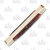 Rough Ryder Red Worm Groove Bone Congress Folding Knife