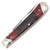 Rough Ryder Red Worm Groove Bone Trapper Folding Knife RR2054