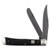 Rough Ryder Black G-10 Trapper Folding Knife RR1570