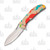 Novelty Knife Co. Mustache Folding Knife 3.5in Spear Point Blade
