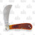 Rough Ryder Amber Jigged Bone Large Hawkbill Folding Knife RR764
