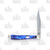 Case Blue Pearl Kirinite Slimline Trapper Folding Knife