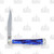 Case Blue Pearl Kirinite Slimline Trapper Folding Knife