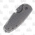 DPx Gear HEAT/F Leggaro Folding Knife Platinum Gray DPHTF020