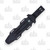 TAC Commander Fighter D-Guard Fixed Blade Knife Black Tanto