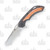 Olamic Wayfarer 247 Folding Knife T345-T Dark Blast with Hammered Copper Inlay T345T