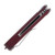 Medford Smooth Criminal OTS Knife Red Flamed - 3in Tumbled Drop Point Plain MKT41ARTFCS