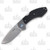 MKM Hero Folding Knife 3.75” Drop Point Plain Black G-10