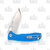 Honey Badger Medium Tanto Folding Knife Blue 3.19in Plain Satin Blade