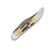 Bear & Son Toothpick Folding Knife 2.25in Plain Genuine India Stag Bone