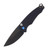Medford Smooth Criminal OTS Auto Knife Blue - 3in PVD Black Drop Point Plain