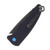 Medford Smooth Criminal OTS Auto Knife Blue - 3in PVD Black Drop Point Plain