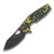 Fox Knives Yaru Folding Knife (Vanax  Toxic Storm FatCarbon  SMKW Exclusive)