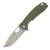 Honey Badger Large Tanto Flipper Folding Knife 8CR13MoV/Green