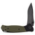 Bear and Son Bear Ops Swipe IV Folding Knife 3.25in Plain Edge Green G10 BRA400B4B