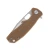 Honey Badger Knives Medium Tanto Folding Knife Tan FRN - 3.19in Blade