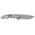Schrade Ventricle Folding Knife 3in Gray Plain Drop Point Blade