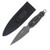 CRKT Shrill Fixed Blade Knife 4.77 Inch Plain Black TiNi Dagger CR2075