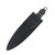CRKT Shrill Fixed Blade Knife 4.77 Inch Plain Black TiNi Dagger CR2075